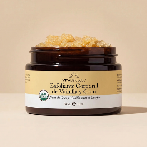 VitalBio™ Exfoliante Corporal de Vainilla y Coco